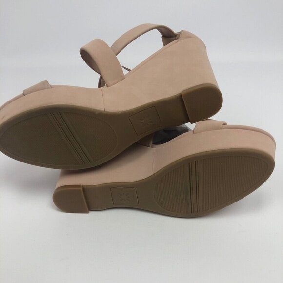 BCBGeneration Womens Jae Wedge Sandals Blush 9.5M - Picture 6 of 8